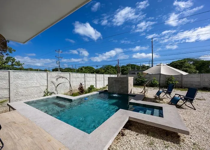 4br Pool For 8 Guests 17 Min To Conchal Tempate
